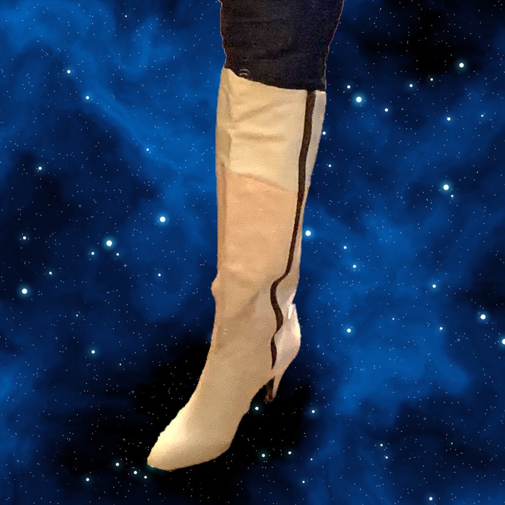 Vintage Never Worn Tall Leather/Suede Boots - Picture 3 of 16